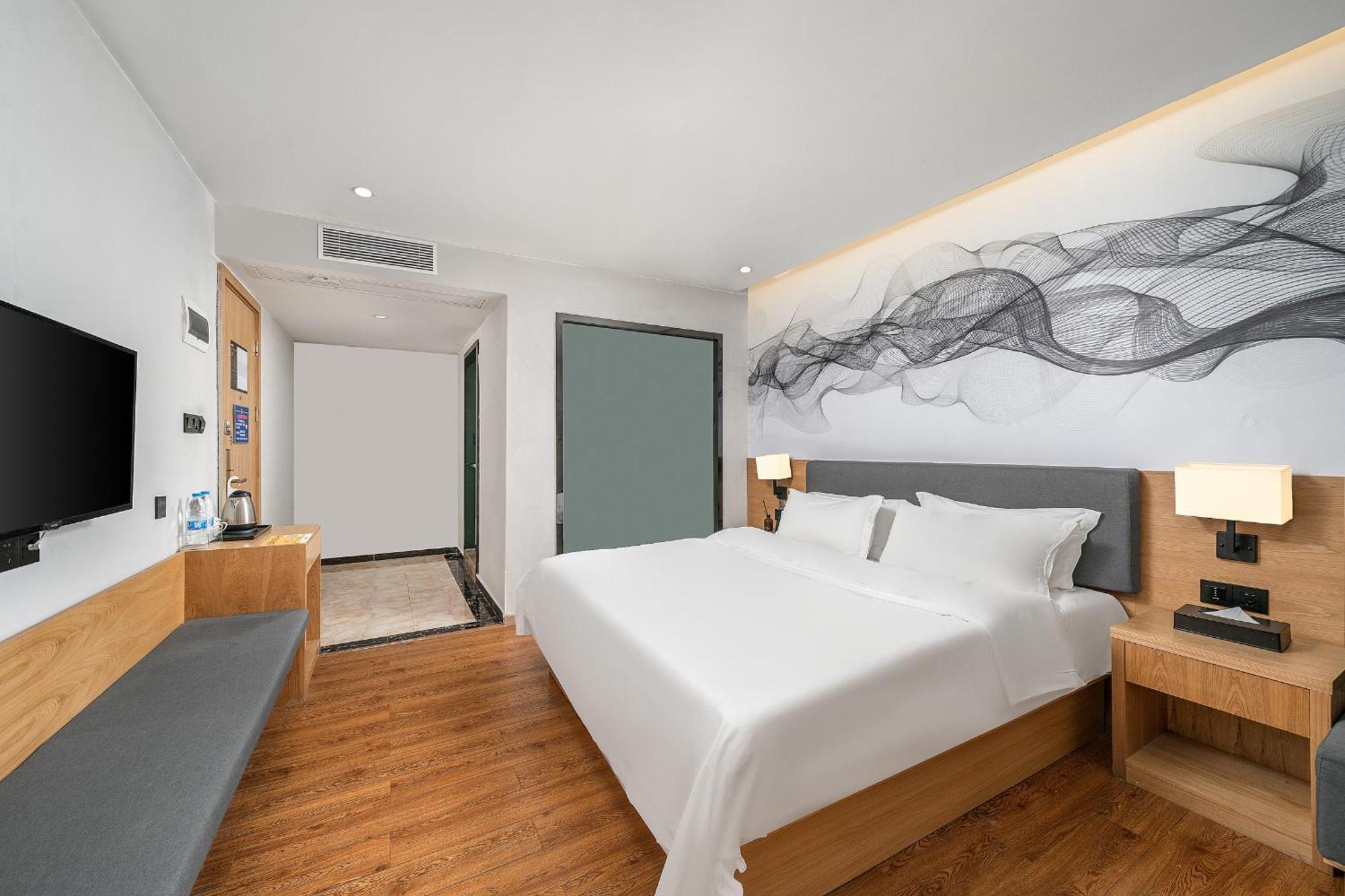 Felice Hotel-Guangzhou Baiyun International Airport Renhe Metro Station Branch Bagian luar foto